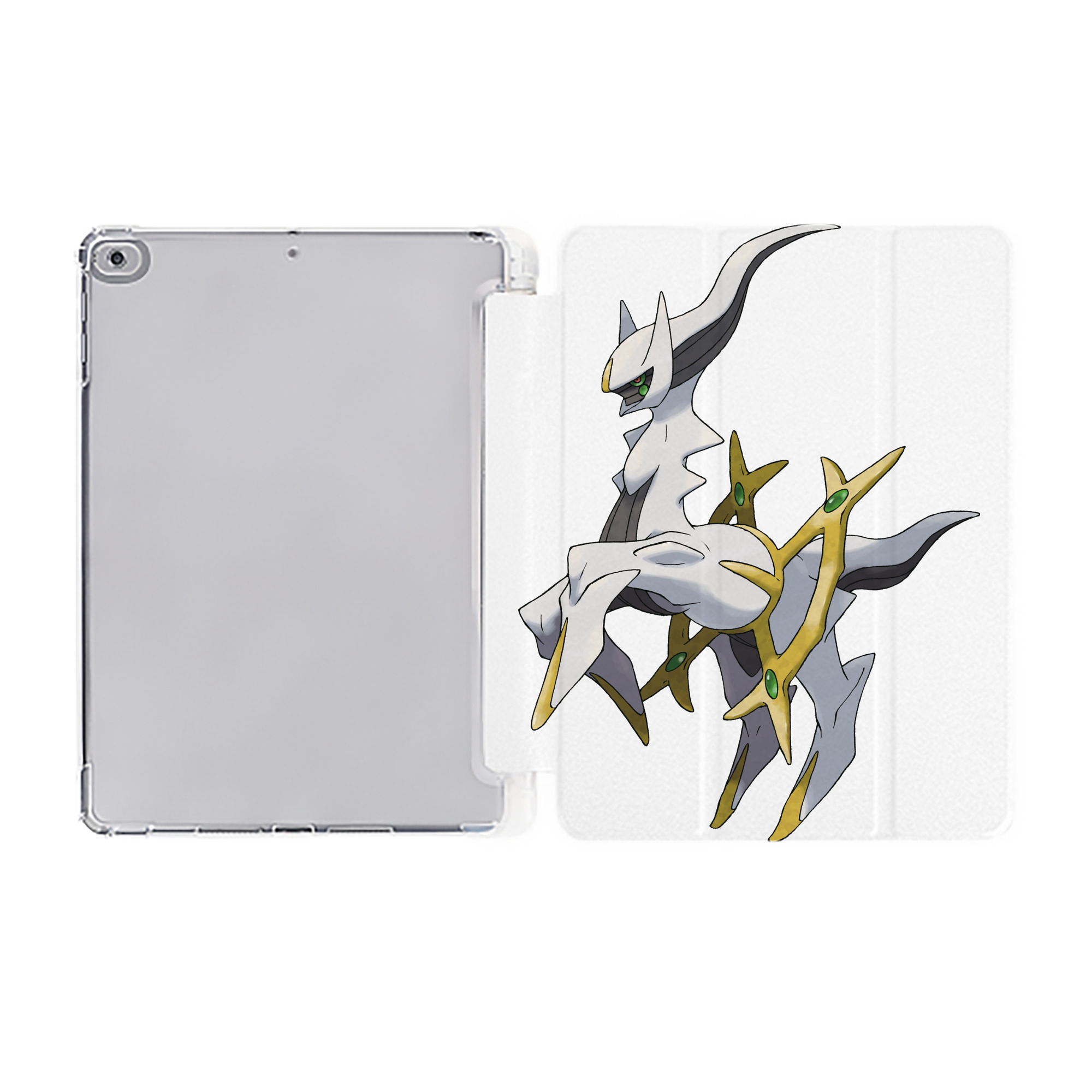（画像用） ポケットモンスター Pokémon IPad ケース ペン収納付き 三つ折りスタンド PUレザー×シリコン 対応機種9.5/10.5/10.9インチ